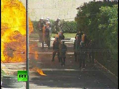 Anger in Athens: Video of riots at mass Greece protest