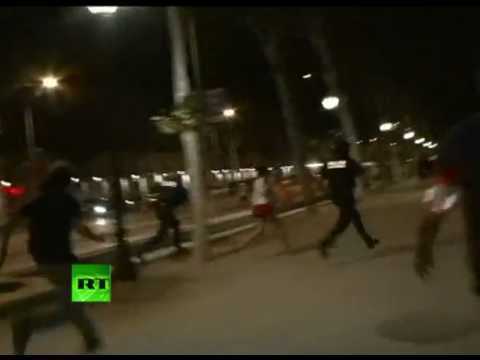 Spain clashes video: Violence erupts as million-plus protest in 80 cities